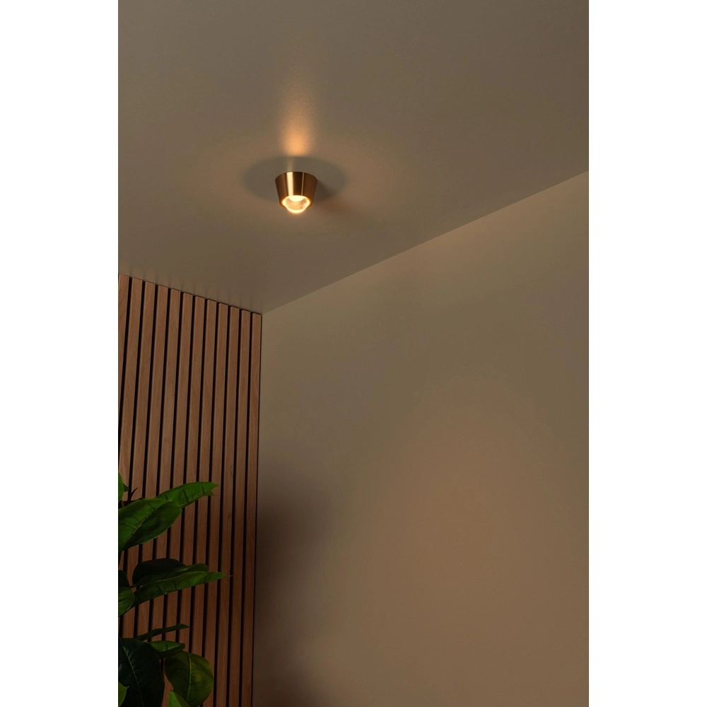 Plafondlamp Rigon goud Lucide 5411212040640