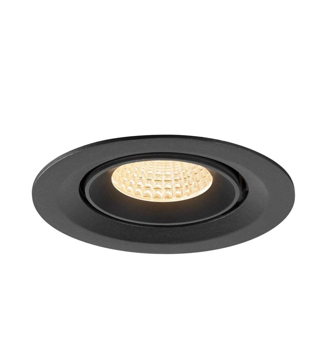 Inbouwspot Numinos Gimble M zwart 2700K - 55gr SLV 4024163312073