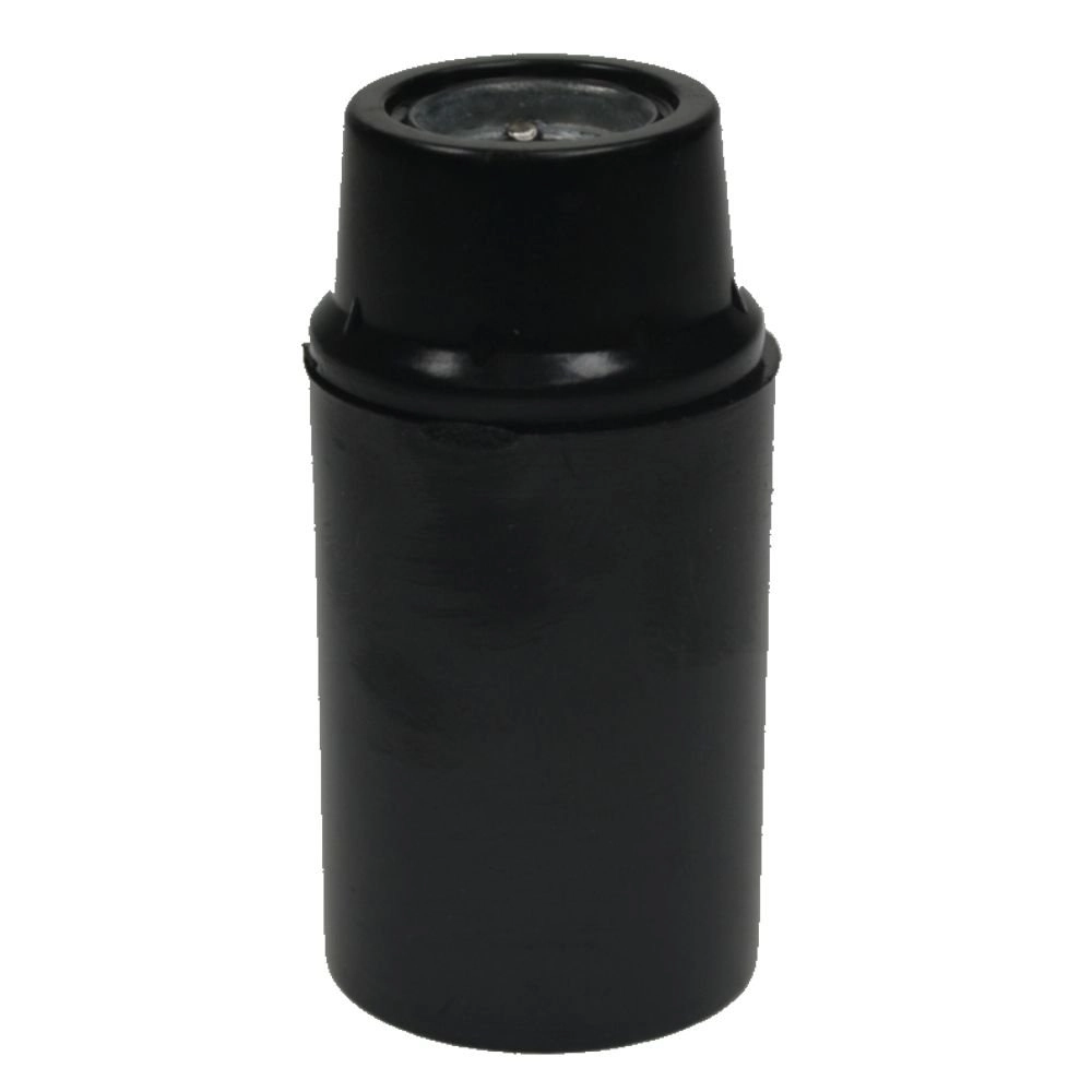 Fitting E14 - Base glad zwart