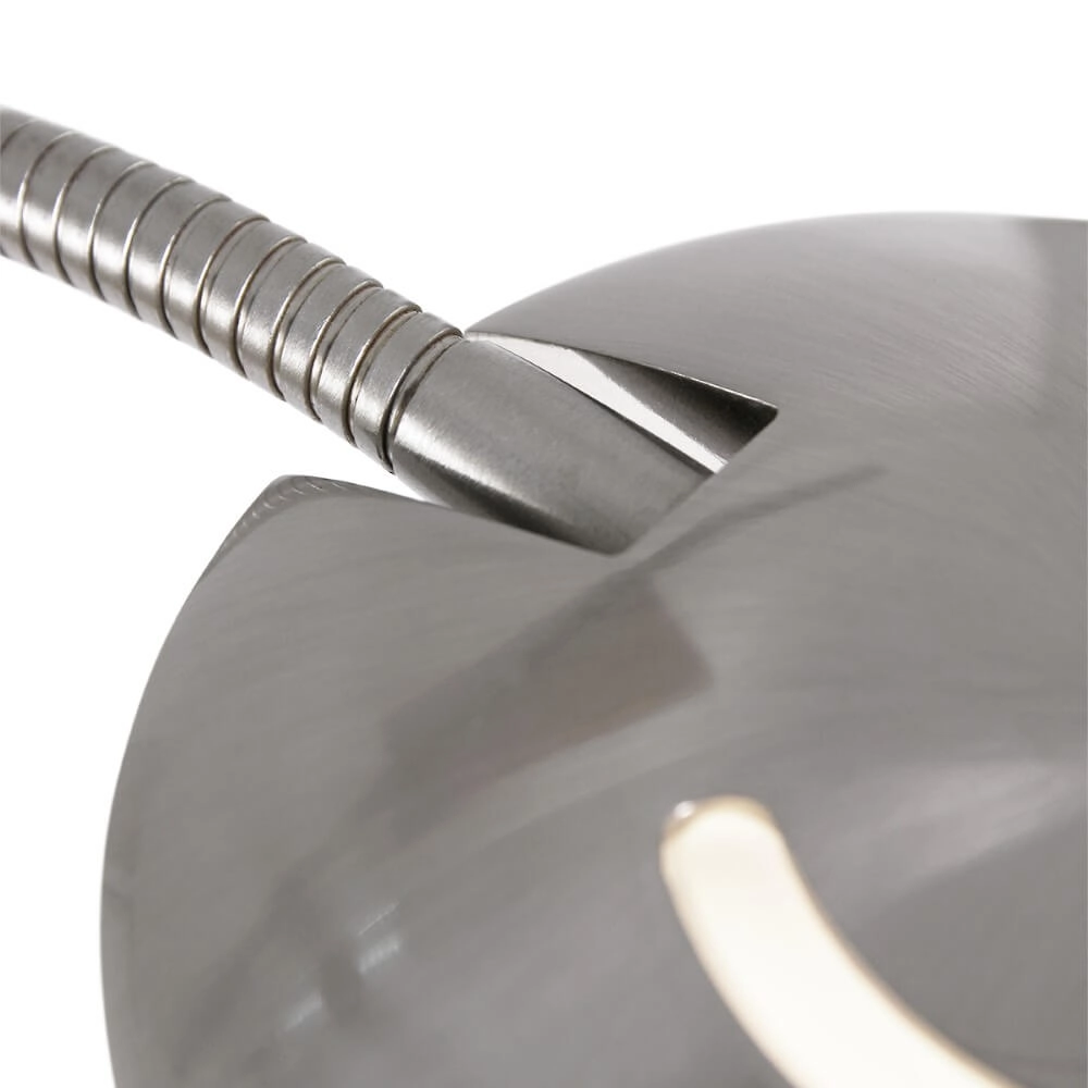 Vloerlamp Zenith Led 118cm metaalgrijs Steinhauer 8712746113716