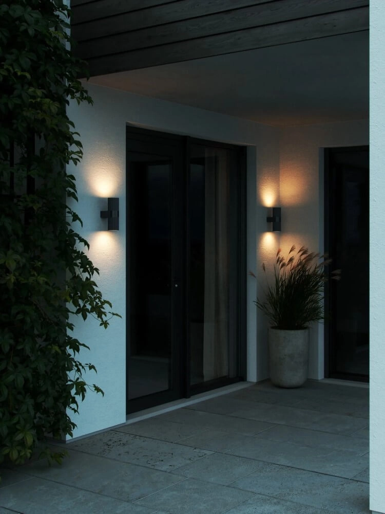 Design up - downlighter Kyklop Ripple zwart Nordlux 5704924015502
