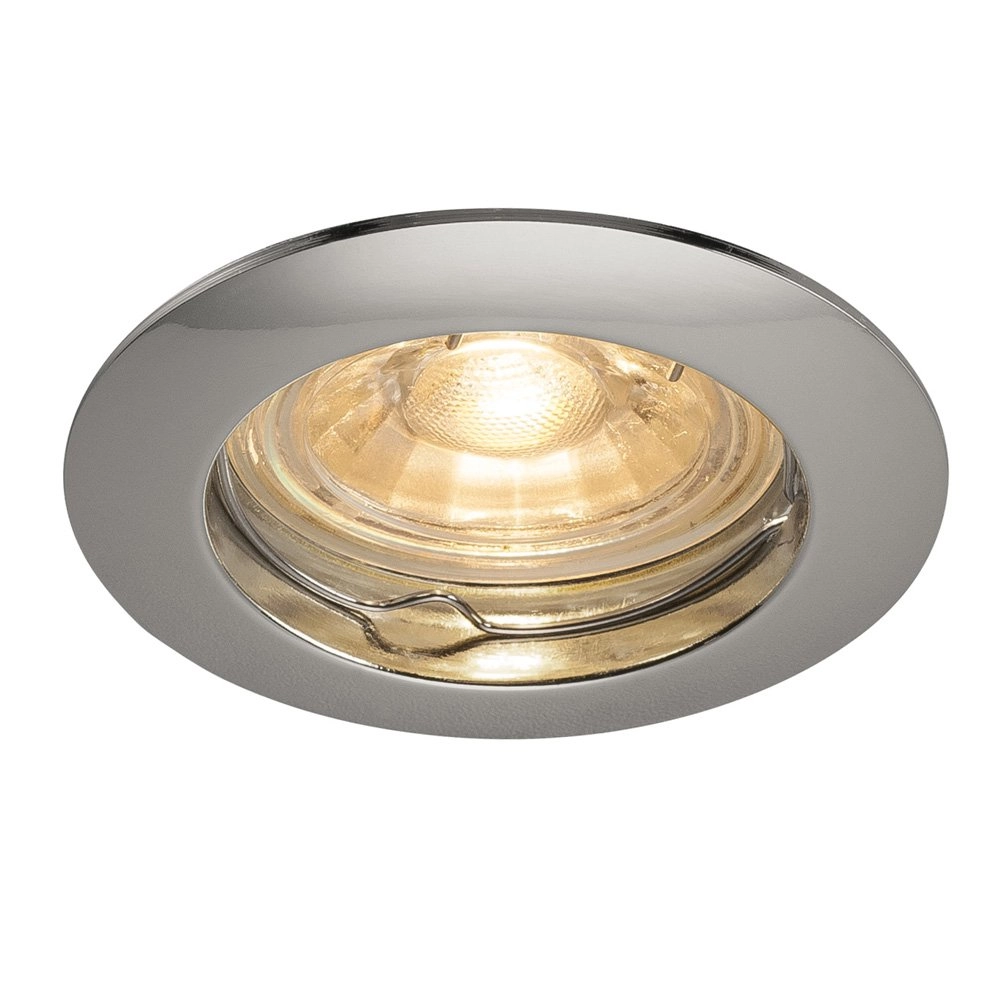 Plafond inbouwspot Pika chroom