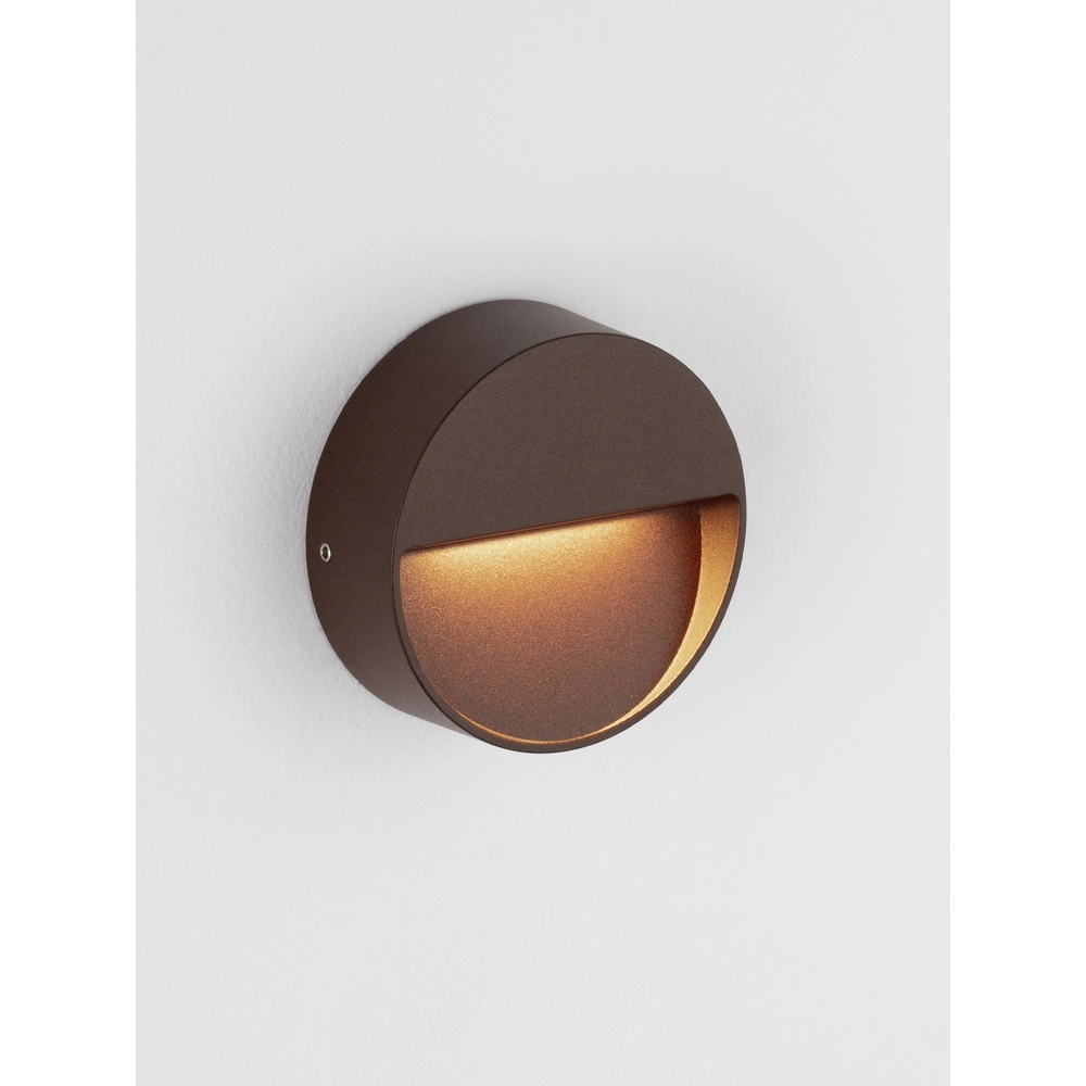 Ronde wandlamp Sete roestbruin Lyora 5212017497932