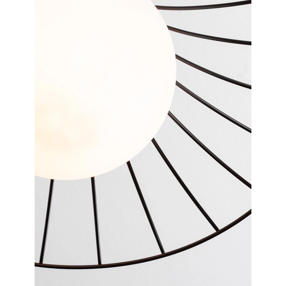 Zwarte hanglamp Fly Ø 36cm Lyora 5212017436221