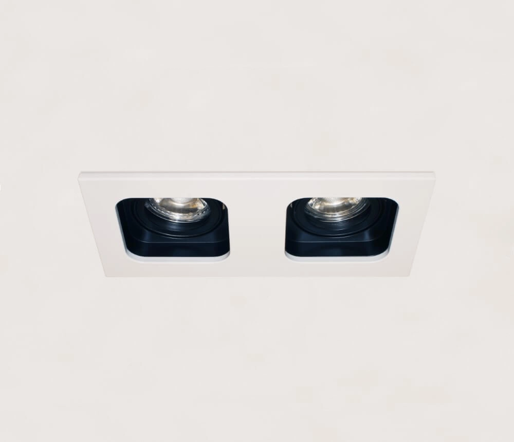 Downlighter Moggio duo wit met zwart Artdelight 8719831735686