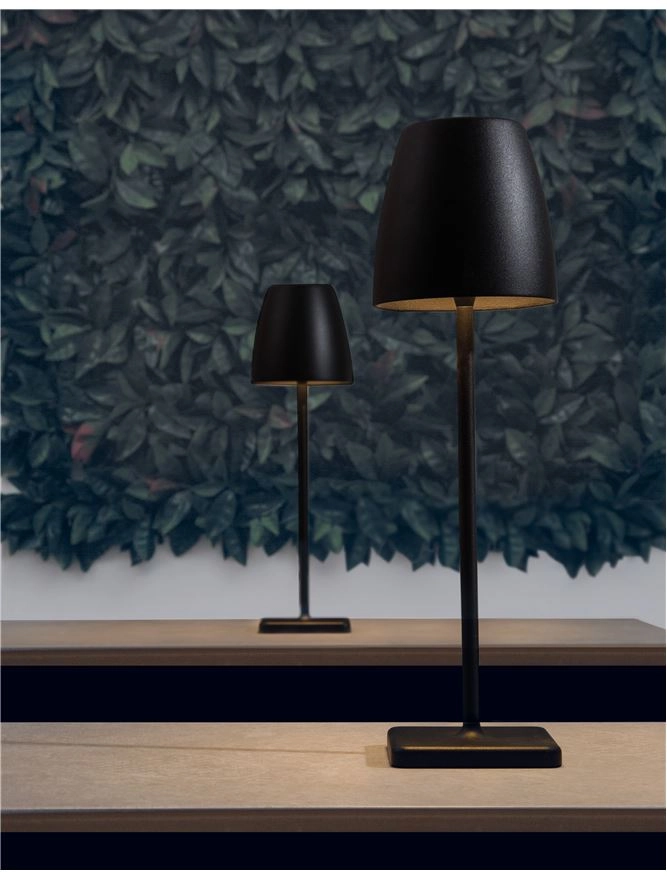Oplaadbare tafellamp Colt 38cm antraciet Oplaadbare tafellamp Colt 38cm antraciet