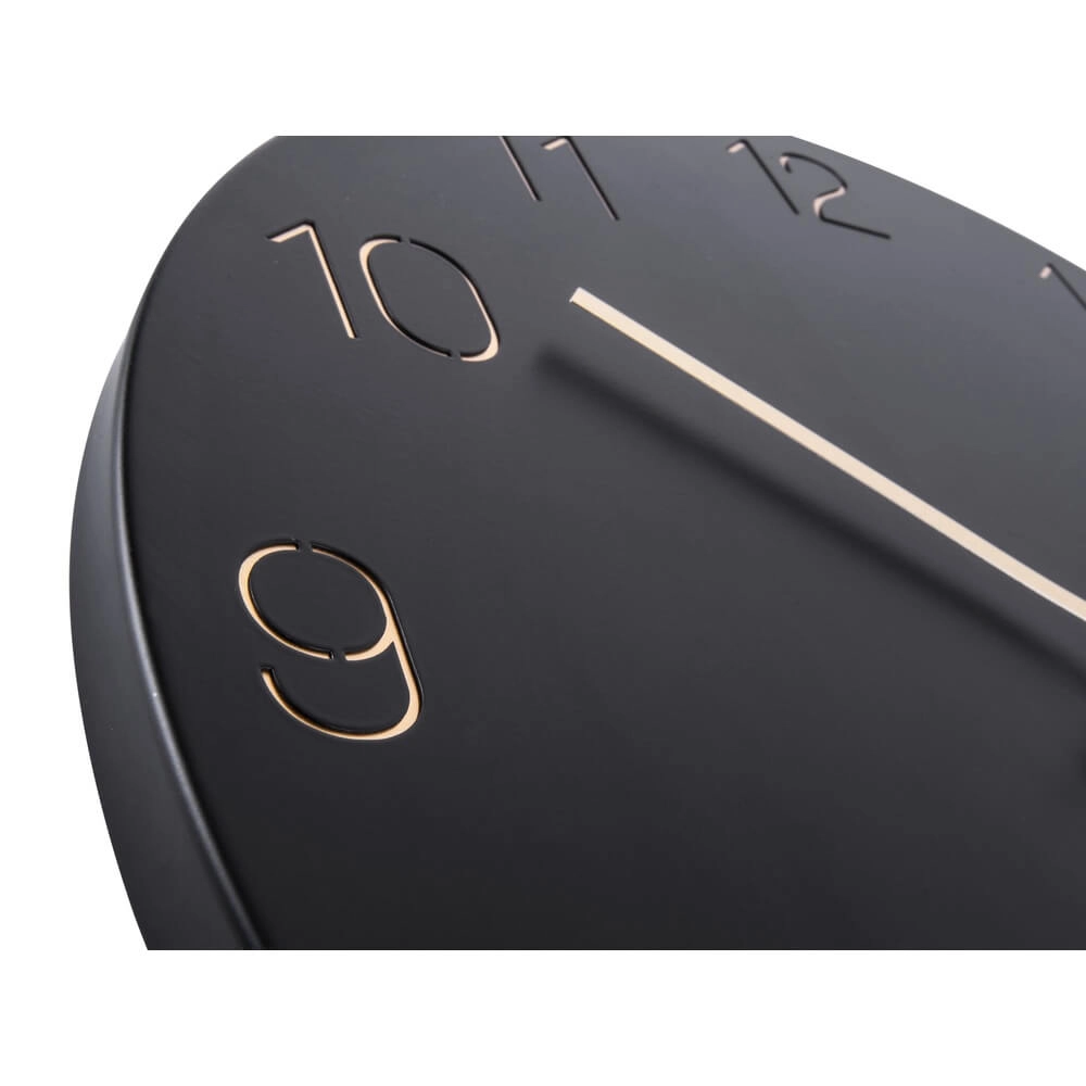 Wandklok Charm zwart - Ø 40cm Karlsson 8714302691942