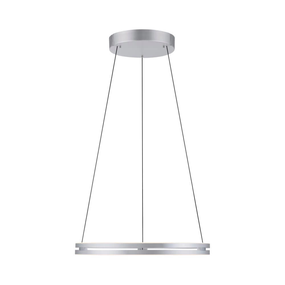 Strakke hanglamp Pure E-Loop aluminium Ø 70cm Paul Neuhaus 4012248372302