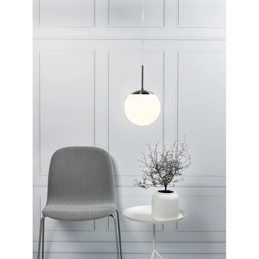 Glazen hanglamp Cafe wit Ø 20cm Nordlux 5701581102019