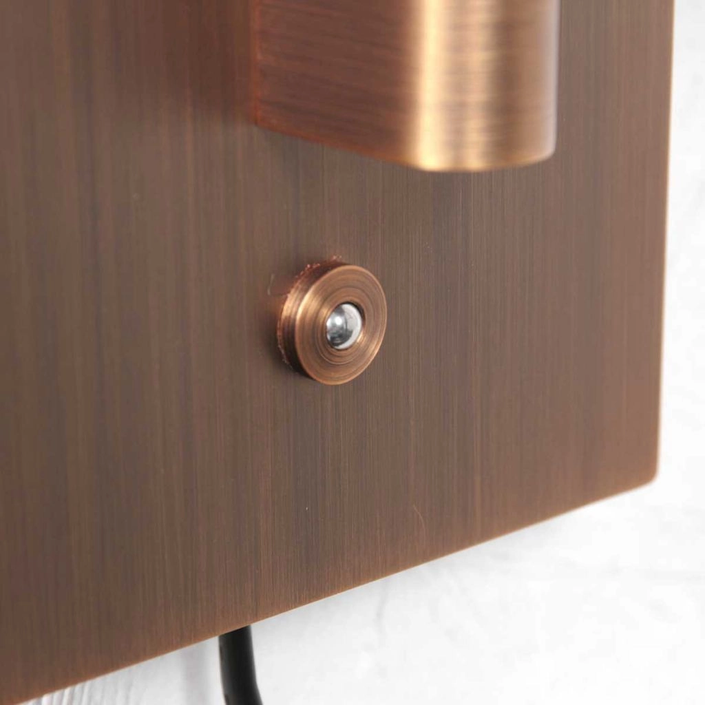 Wand leeslamp Retina brons Steinhauer 8712746165081