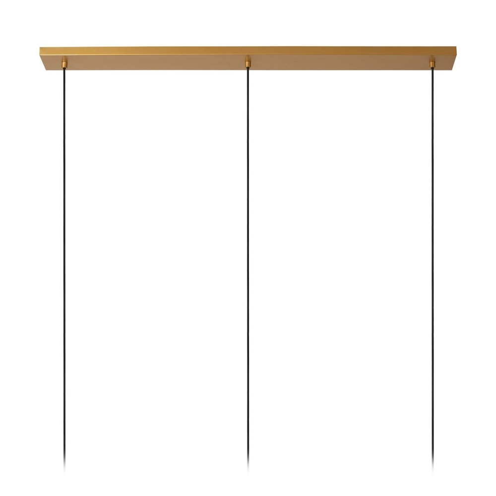 Design hanglamp Gunhild 3-lichts goud recht Lucide 5411212303356