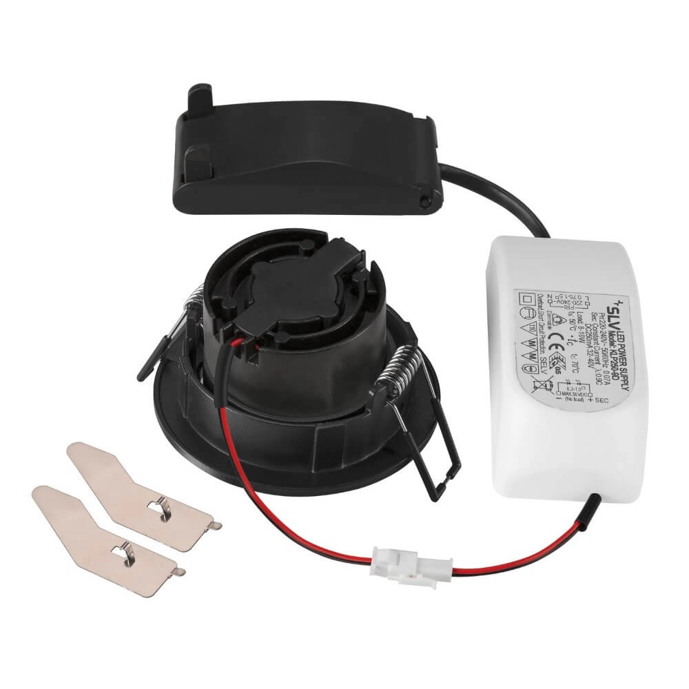 Ronde led spot New Tria 68 DTW zwart - 1800-3000K - 700lm - 60g SLV 4024163277419