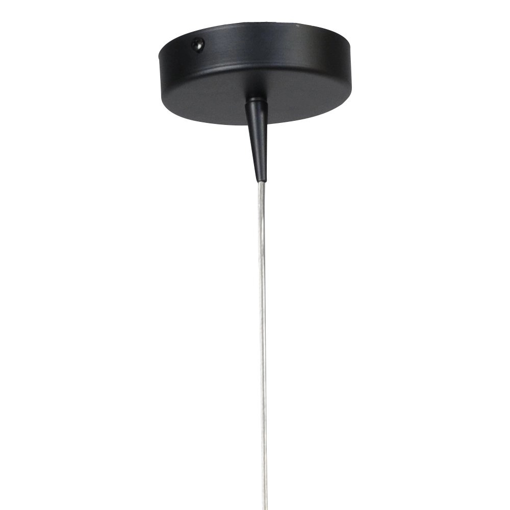 Zwarte pendel hanglamp Flute met gouden cilinder Masterlight 8718121211114