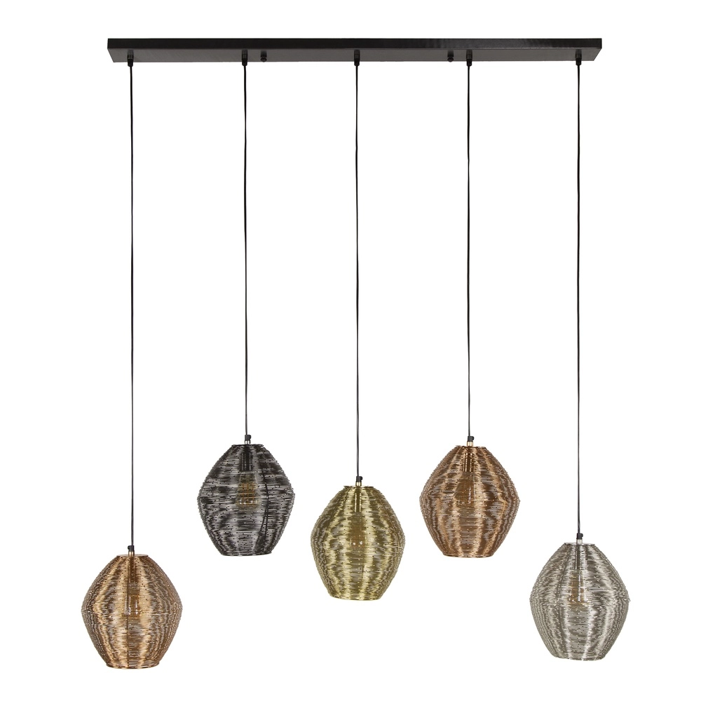 Metalen hanglamp Web 5-lichts Lyora 8716803511415