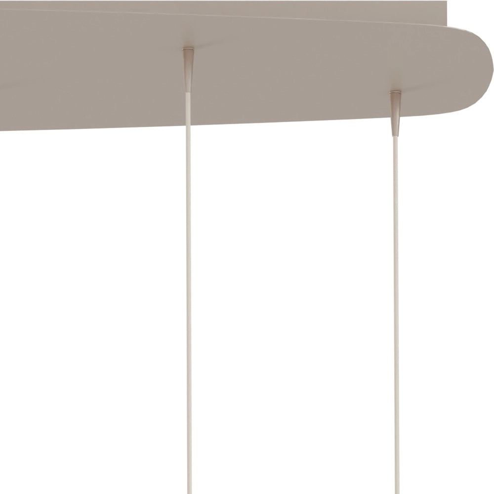 Ovale hanglamp Alta 8-lichts beige terra Masterlight 8718121438368