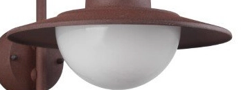 Muurlamp roestbruin Norman met bewegingssensor Trio 4017807492613