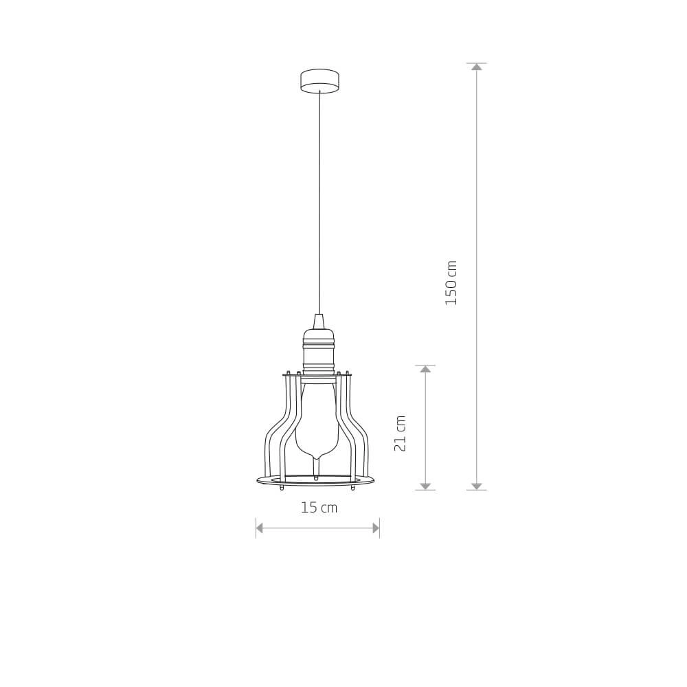 Draadlamp Workshop Ø 15cm Lyora 5903139633697