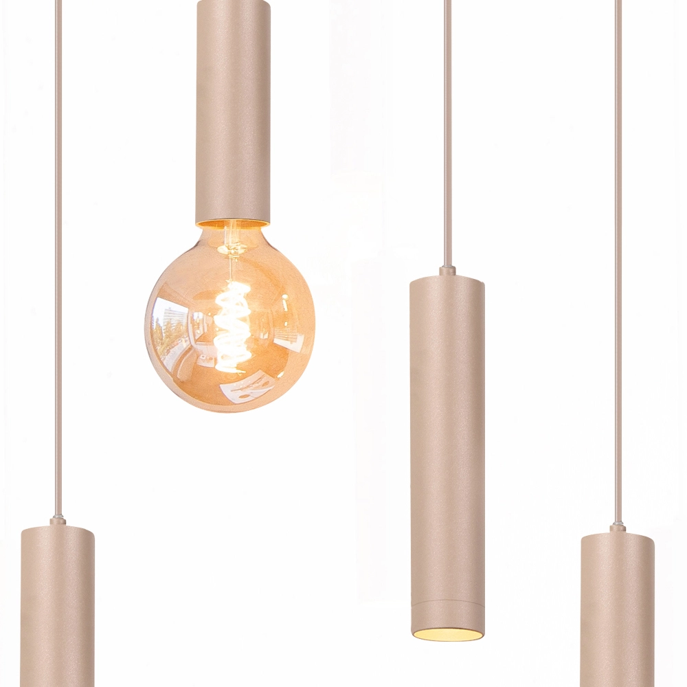 Design hanglamp Locarno 8-lichts zand bruin Highlight 8718379051272