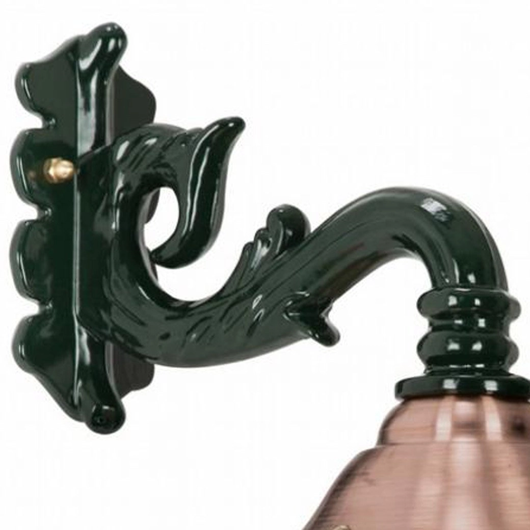 Hangende wandlamp Hoorn nostalgie - zwart KS Verlichting 8714732130141