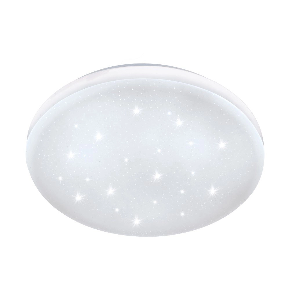 Ronde plafondlamp Frania-S 28cm - 3000K stereffect wit Ronde plafondlamp Frania-S 28cm - 3000K stereffect wit