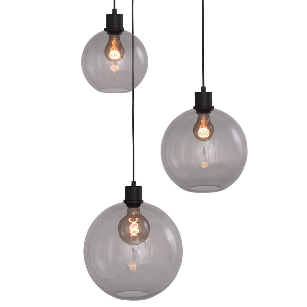 Vide hanglamp Lazise zwart Masterlight 8718121303536