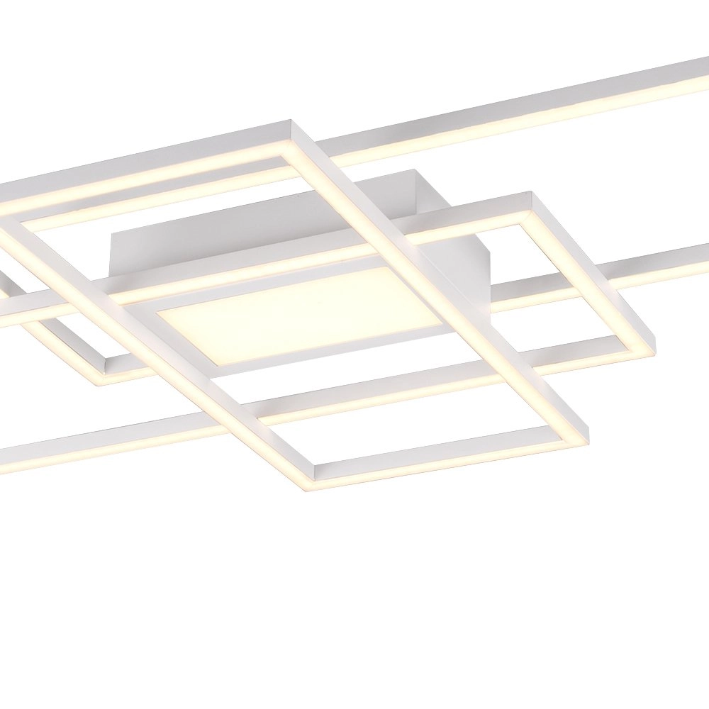 Moderne Plafonnière Irvine wit Trio 4017807452204