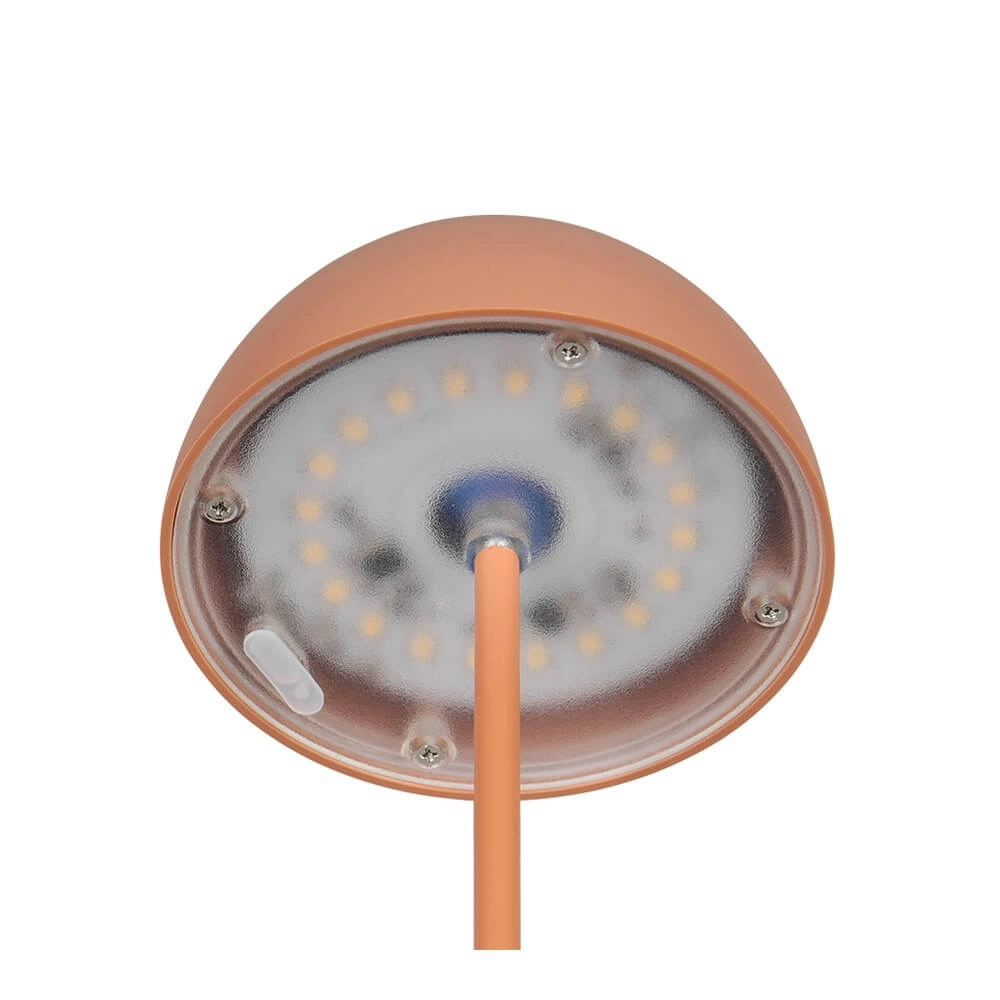 Oplaadbaar tafellampje Ortiz oranje Trio 4017807643336