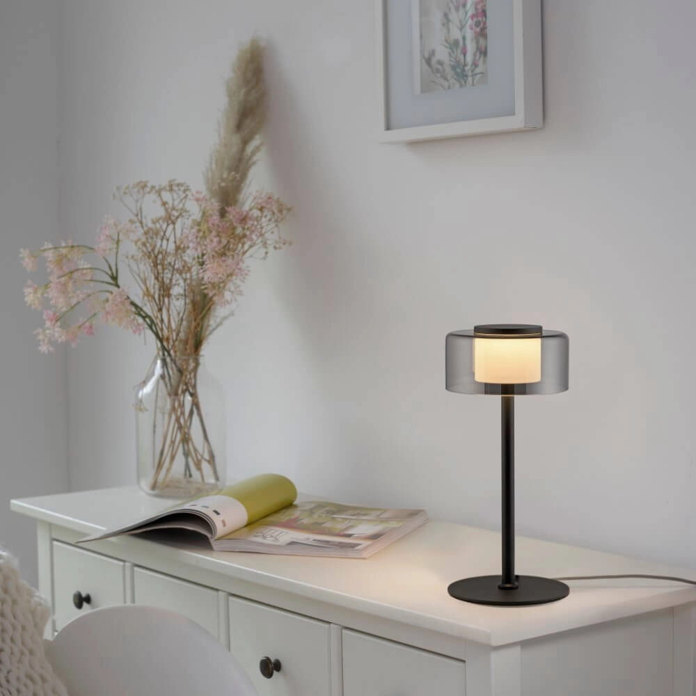 Zwarte tafellamp Rika Paul Neuhaus 4012248385227