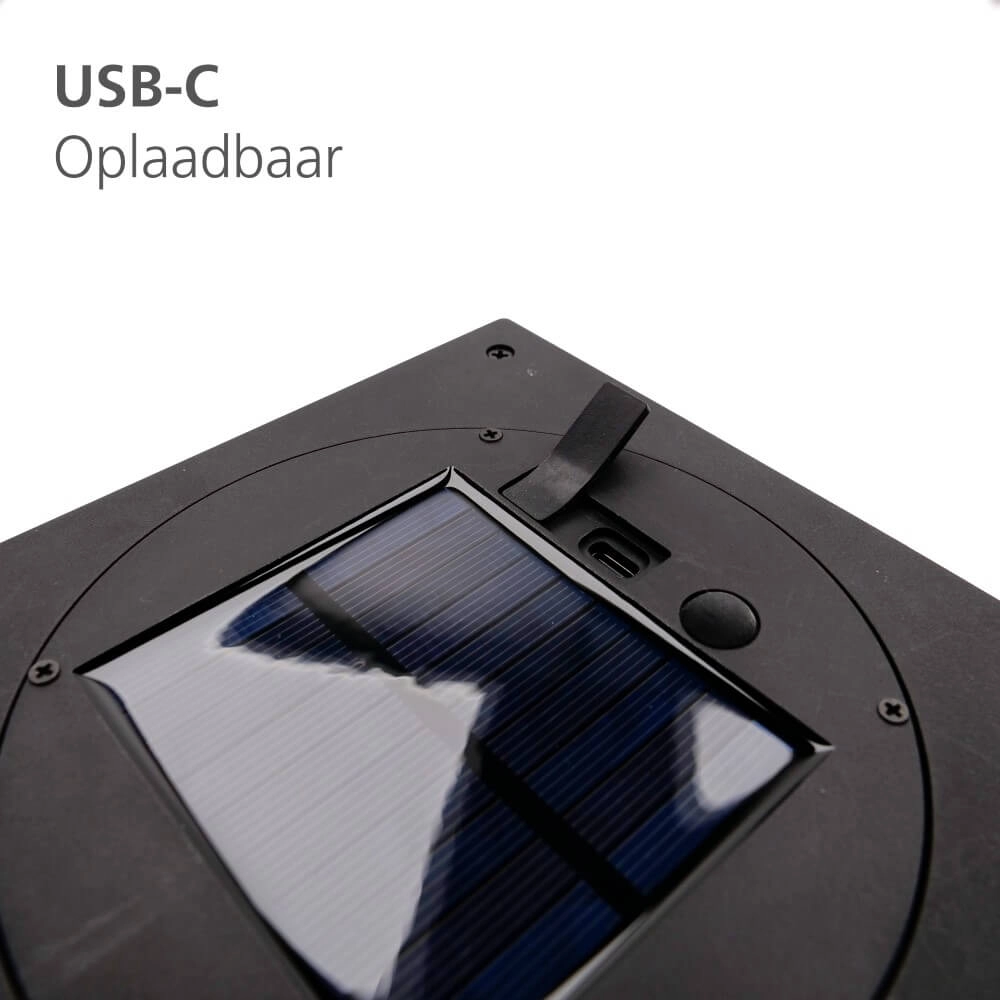 Zwarte tafellamp Usigni solar Eglo 9008606297931