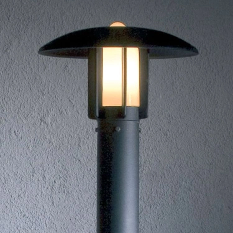 Staande moderne lantaarn Heimdal 200cm mat zwart KonstSmide 7318304027528