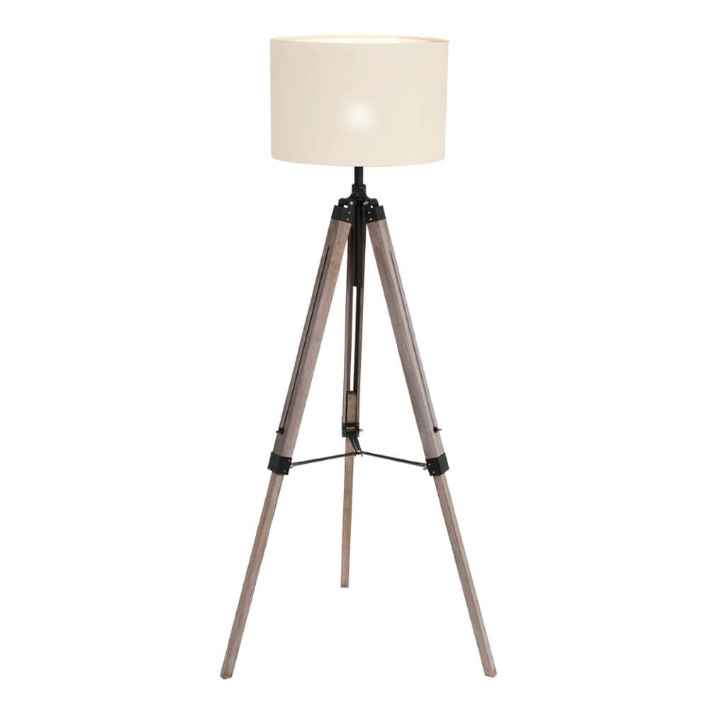Tripod schemerlamp Triek witte kap Steinhauer 8712746152395
