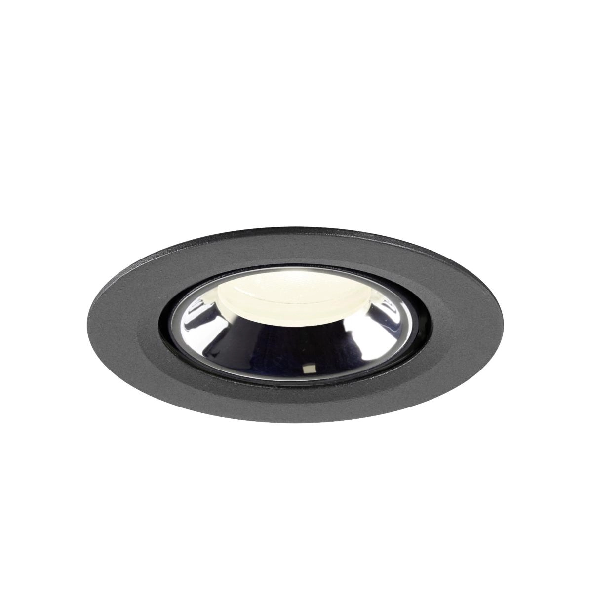 Inbouwspot Numinos Gimble XS zwart/chroom 4000K - 20gr SLV 4024163306904