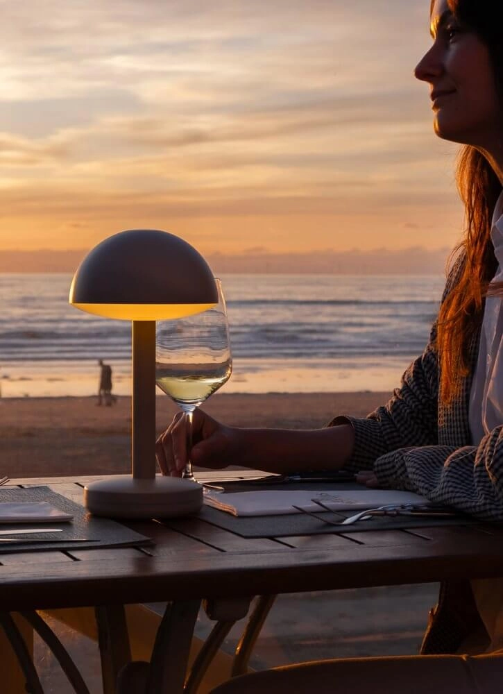 Oplaadbare tafellamp Bug Beige Humble 7446023313322