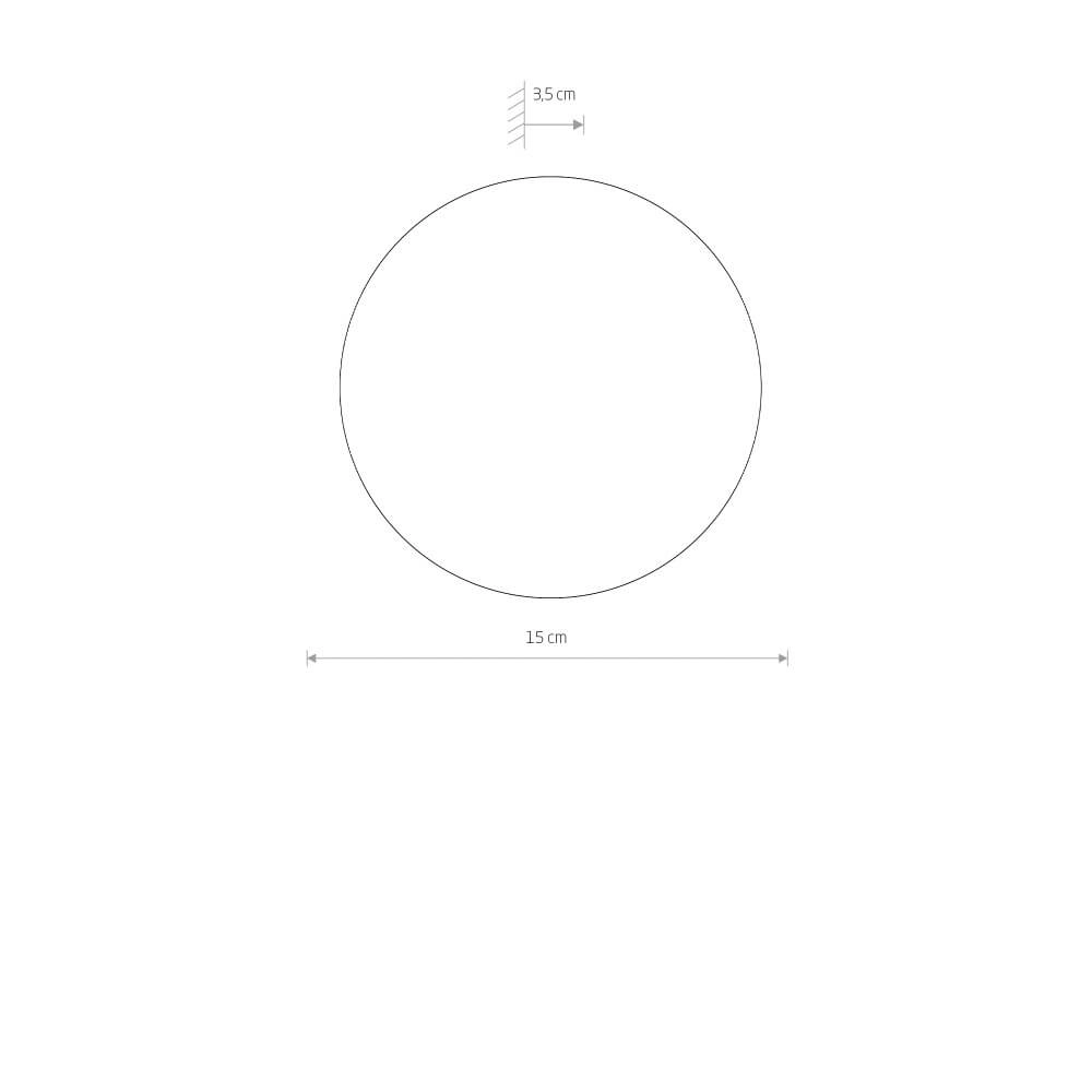 Wandlamp Ring Timber S LED hout Lyora 5903139112888