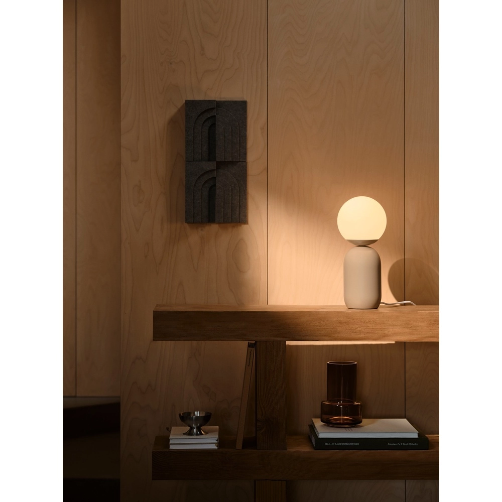 Deense stijl tafelamp Notti  Light brown