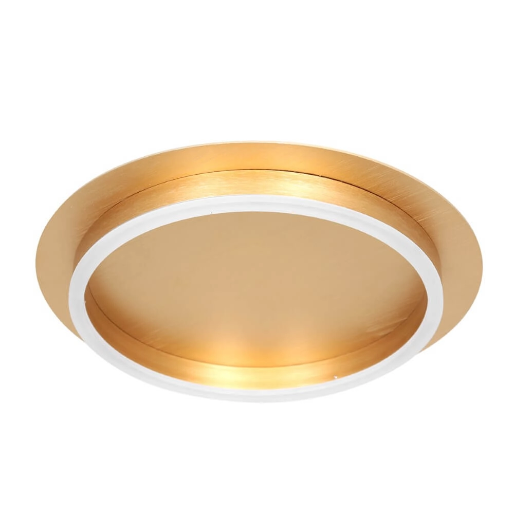 Moderne led plafonnière Ringlux goud - Ø 32cm Steinhauer 8712746170580