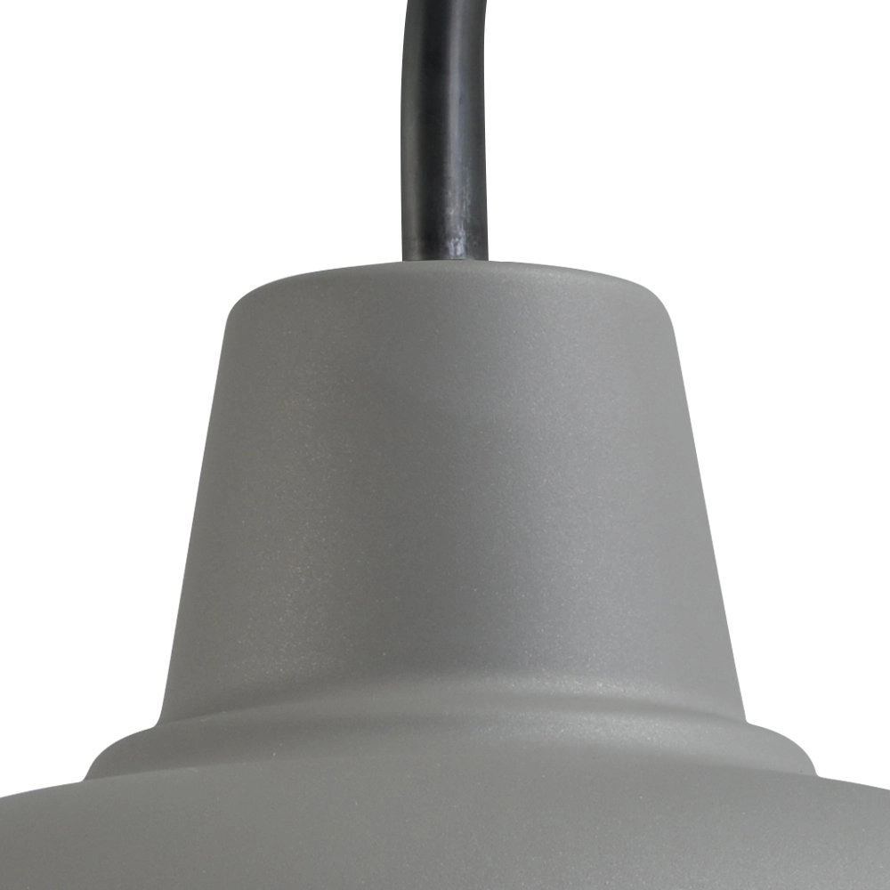 Betongrijze industrie wandlamp Industria 73cm diep Masterlight 8718121233260