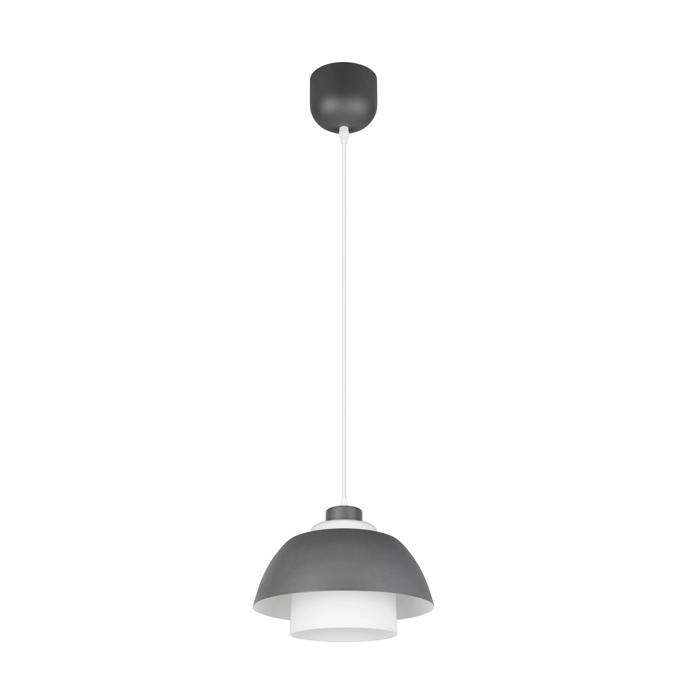 Design hanglamp Tilos antraciet Ø 30cm Trio 4017807682434