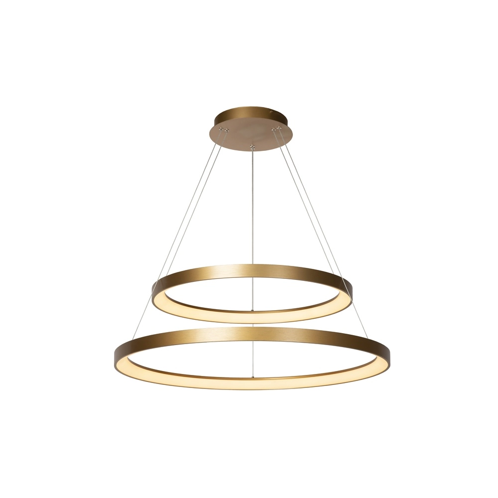 Gouden hanglamp Vidal Ø 78cm strak design