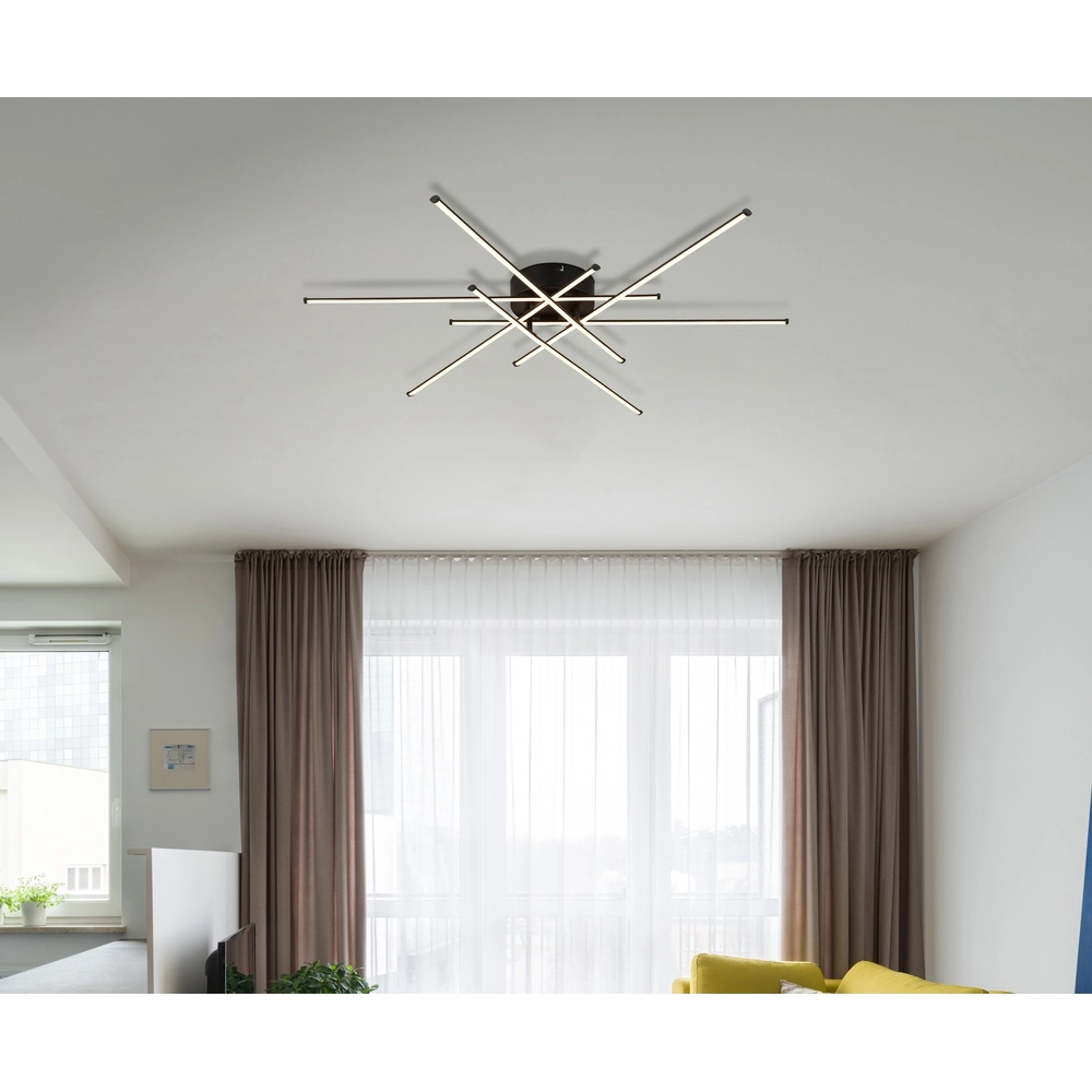 Design plafondlamp Lawson zwart Globo 9007371531967