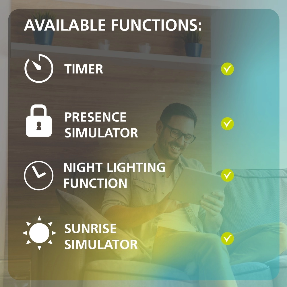 Led plafondlamp Padrogiano-Z Zigbee - 45x45cm Eglo 9008606244164