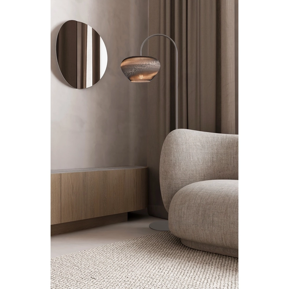 Booglamp Think Paper Cartone met cacao voet Masterlight 8718121390802