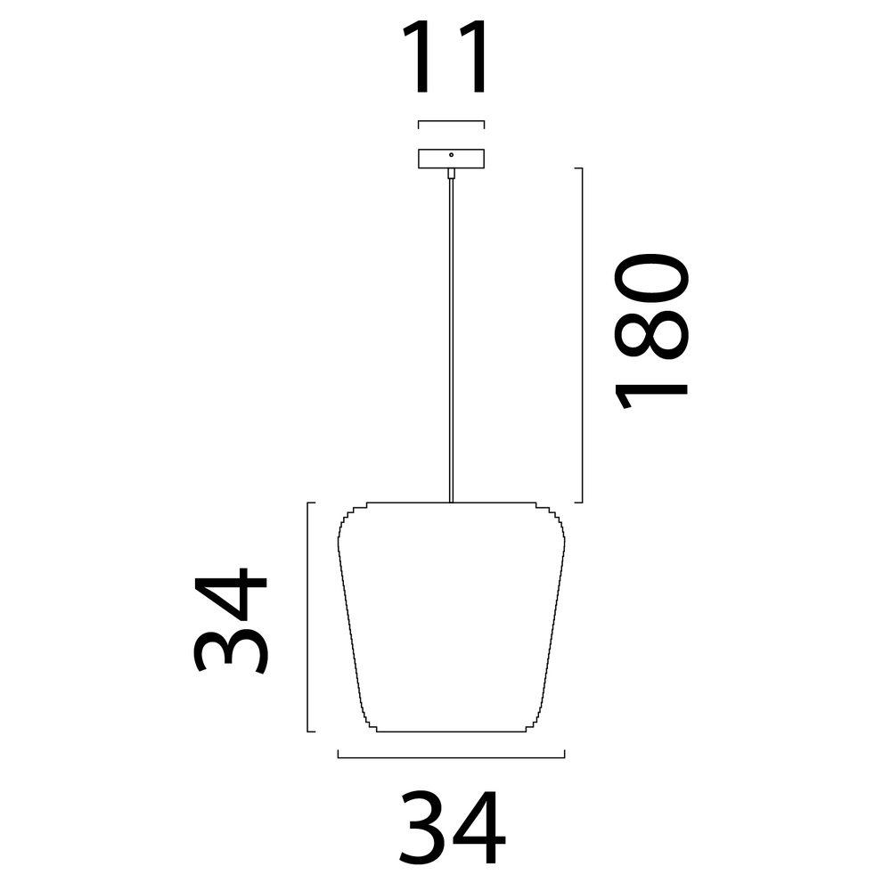 Cacao hanglamp Carta Moody Ø 34cm Think Paper kap Masterlight 8718121419886