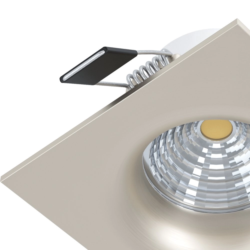 Vierkante led spot Saliceto 6w - 2700K - 8,8cm metaalgrijs Eglo 9002759984748