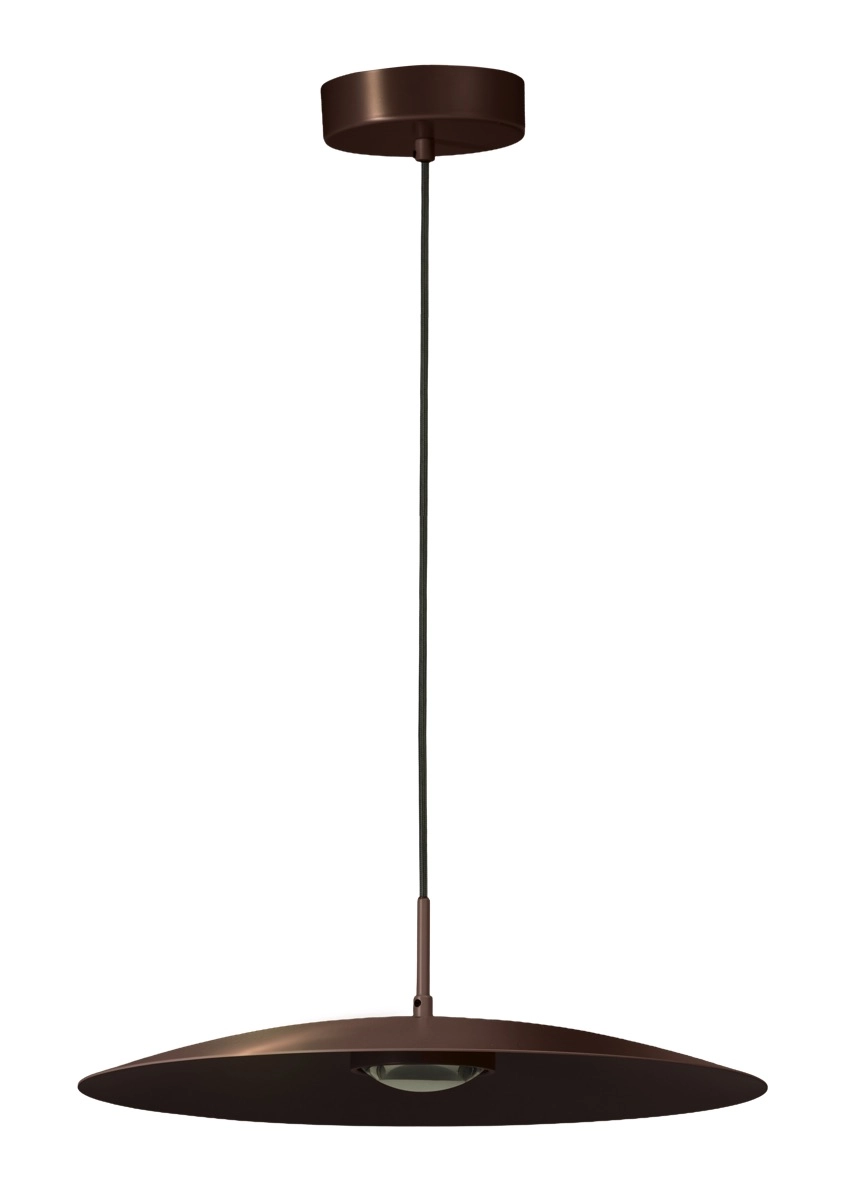 Strakke hanglamp Sanne Ø 50cm - anodic brown