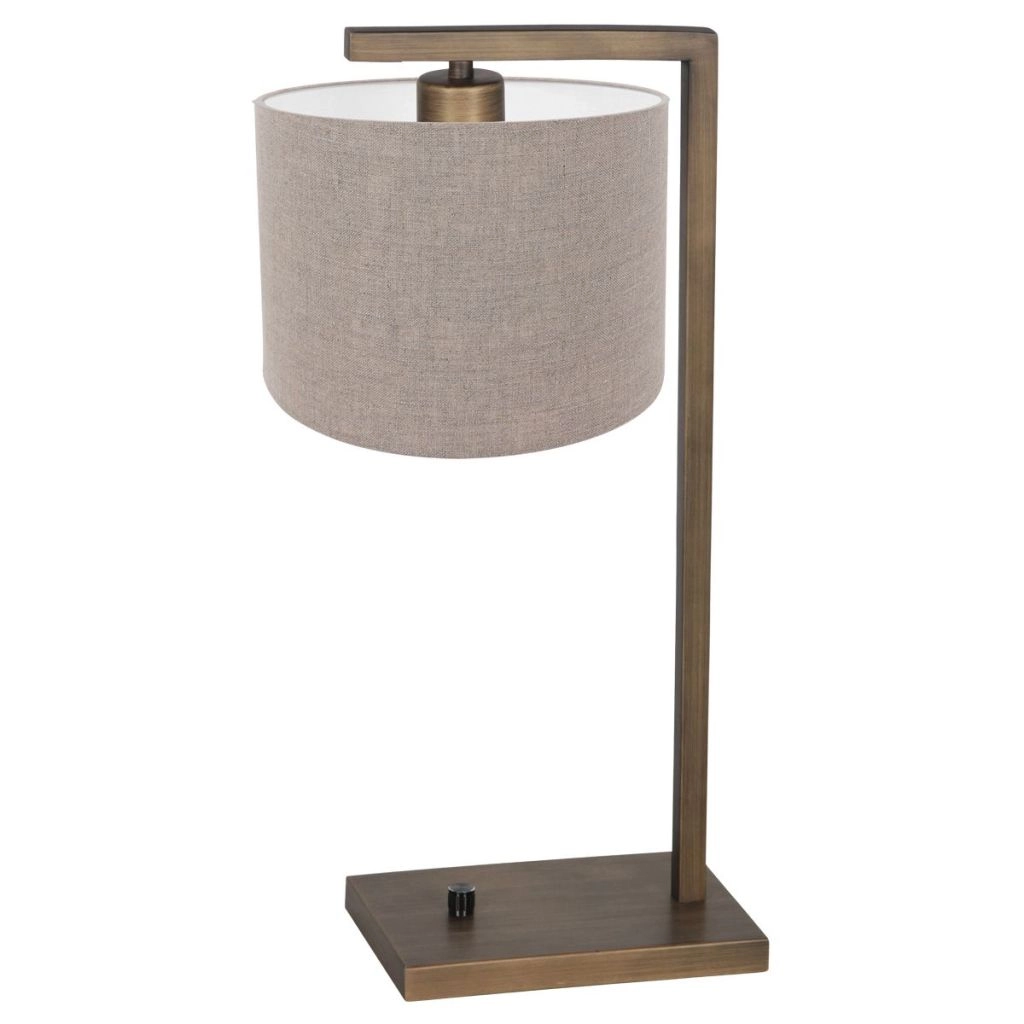 Tafellamp Stang met grijze kap Steinhauer 8712746189773