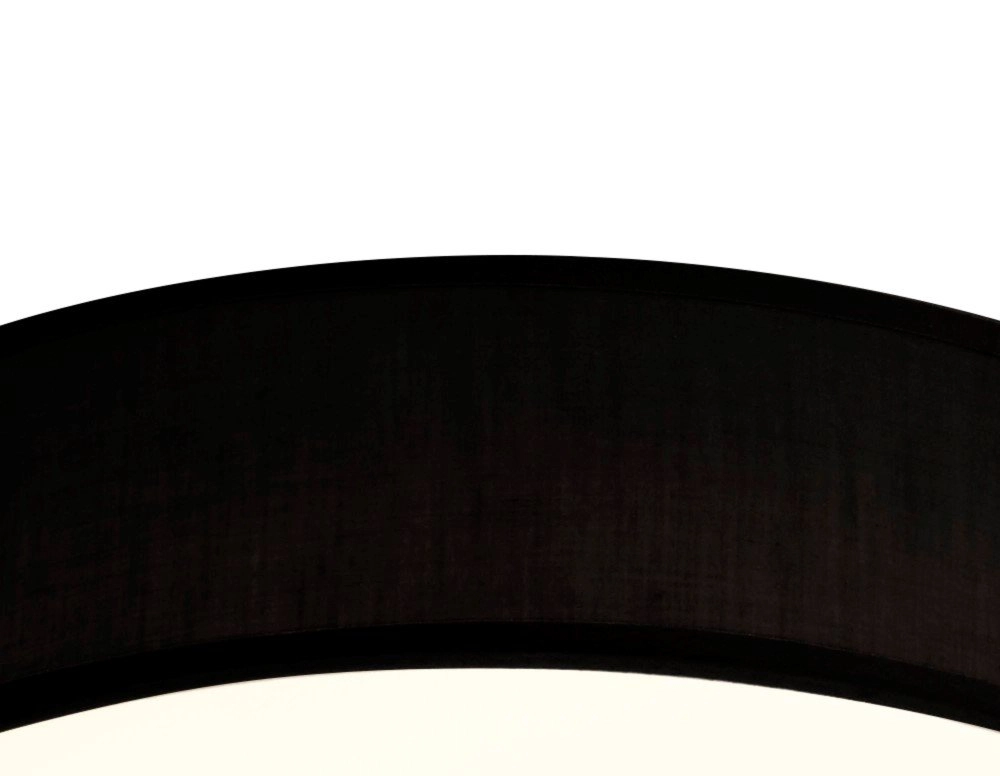 Landelijke plafonnière Gianna Ø 37cm zwart met goud Searchlight 5053423131597