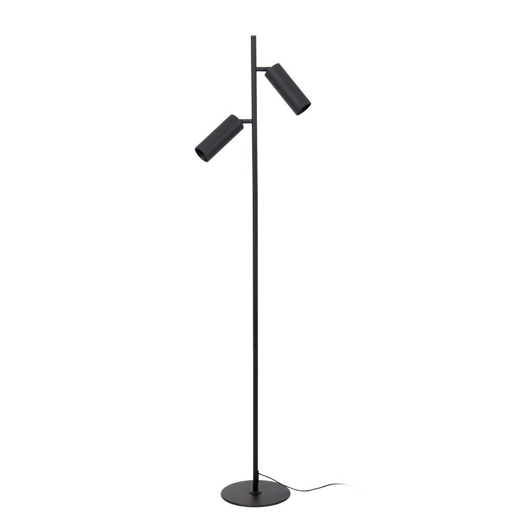 Vloerlamp Clubs zwart