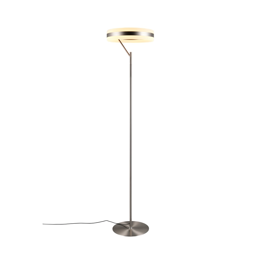 Design vloerlamp Dios nikkel