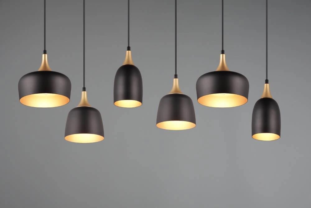 Design hanglamp Chiraz zwart 6-lichts Trio 4017807566864